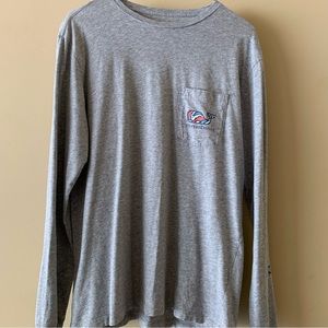 Vineyard Vines Grey Long Sleeve T-shirt